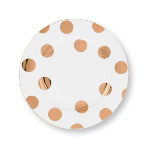 2er-Set Porzellanteller, Pip Studio, Frühstück, Dot Delight White, 23 cm, Dot Delight Kollektion