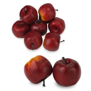 +Alma piros 5*4cm, 1 darab 50-1596PIR 140354983 - Őszi dekorációs kellék