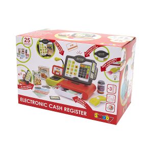 Elektronikus pénztárgép vonalkód leolvasóval - Smoby 140355230 - Smoby