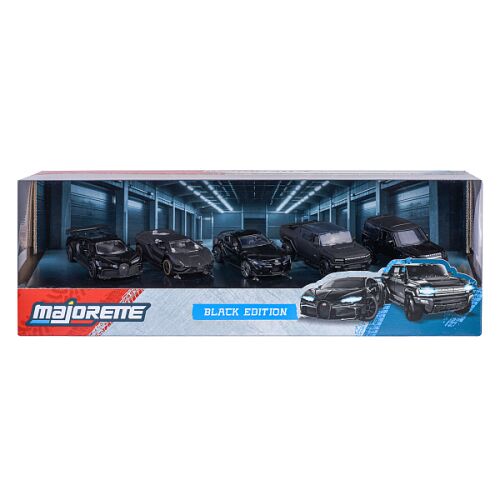 Majorette Black Edition kisautók díszdobozban 5 db-os szett 140355234