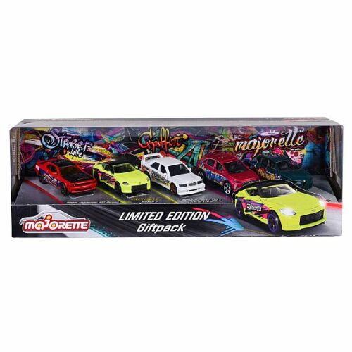 Majorette Limited Edition Graffiti kisautók 5 db-os szett díszdobozban 140355273