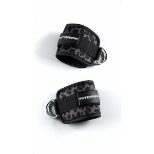 Fitgriff bokapántok kábeles edzéshez, leopárd mintás - Csukló- & Bokasúly