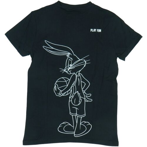 Space Jam Bugs Bunny fekete fiú póló, 158-as méret - Gyerek póló