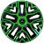 4 db-os 15 colos dísztárcsa készlet, Best Green-Fekete, Mercedes-Benz kompatibilis 140363210