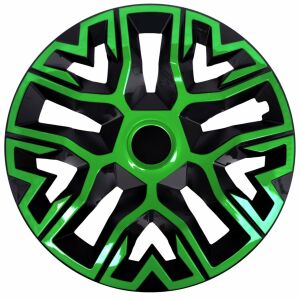 4 db-os 15 colos dísztárcsa készlet, Best Green-Fekete, Mercedes-Benz kompatibilis
