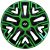 4 db-os 15 colos dísztárcsa készlet, Best Green-Fekete, Hyundai kompatibilis 140364148