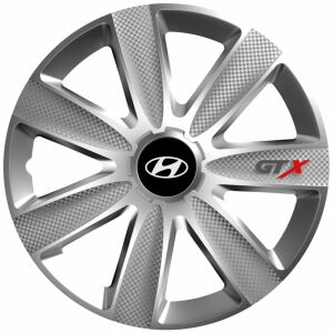 4 db-os GTX szürke kerékszett R16 Hyundaihoz