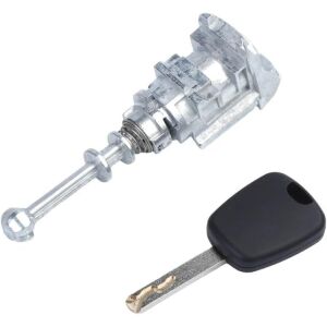 Első ajtózár hengerfej kulccsal, Techstar Aftermarket, Kompatibilis Peugeot 407, Citroen C4, C4 Picasso, 2004-2011, OE kód 9170Y0 / 9170.Y0 140365953 - Autóelektronika