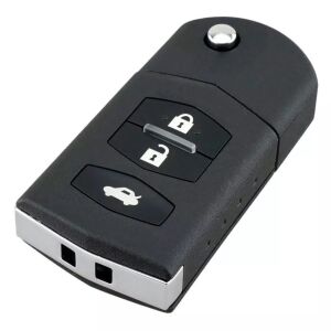 Techstar Mazda bicskakulcs, 3 gomb, 433MHz - Autókulcs