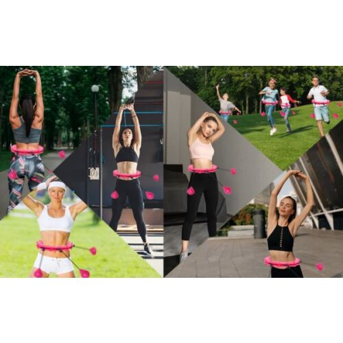 Súlyozott hulakarika fém csapággyal, pink 140368158