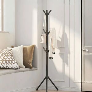 166 cm-es fém állvány több akasztóval