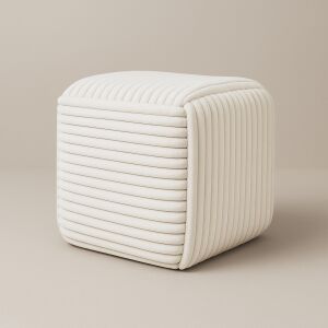 WIKI Puf 43x43x38cm - Kényelmes és stílusos szövet puff