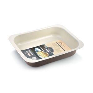 DELICATE bélyegzett lap 29x22cm NON-STIC CAFFE CREME COOKINI