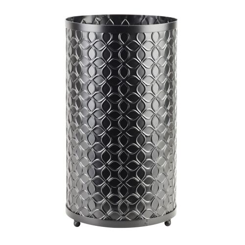 CEDRIC Fekete Parasol tároló, modern dizájn, 24 cm átmérő x 42,5 cm 140369617