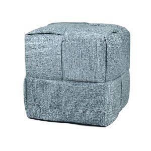 WIKI Puf kocka, 42,5x42,5x43 cm, modern, kényelmes, kék