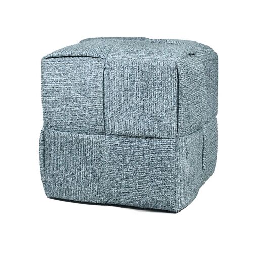 WIKI kék kocka puff, modern kényelmes ülőke