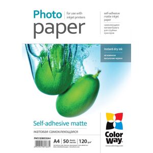 120 g/m² | A4 | Mattes selbstklebendes Fotopapier 140372674 - Fotopapiere