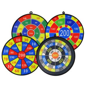 Set meta za pikado s četiri različita dizajna meta - Lean Toys