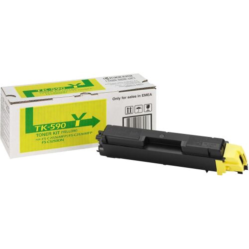 Kyocera TK-592M Toner Magenta Originale 1T02KVBUS0 Per Stampanti FSC2026MFP E FSC2126MFP – Alta Resa 5.000 Pagine