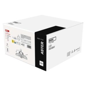 EMOS LED HIGHBAY ipari mennyezeti lámpa ASTER 100W, 18000 lm, IP65, 90 140373822 - Mennyezeti lámpa