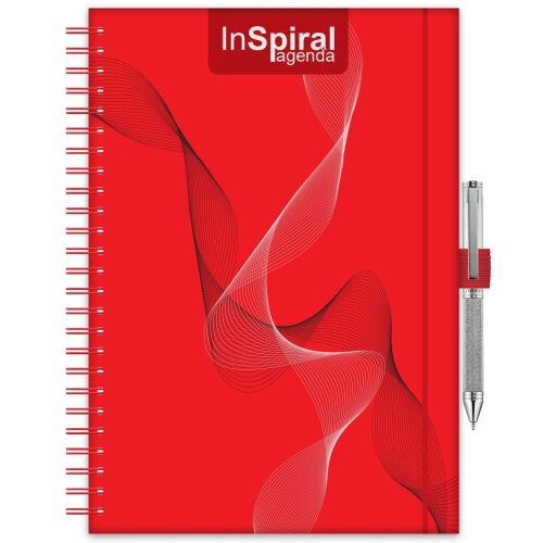 Dayliner agenda InSpiral A5 heti piros-piros 2026 140374080