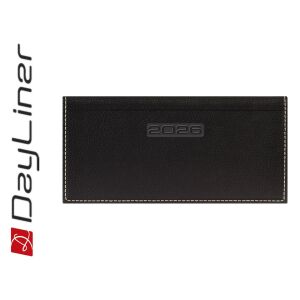 Dayliner agenda Sherwood fekvő zsebnaptár fekete 2026 140374286 - Irodai kiegészítő