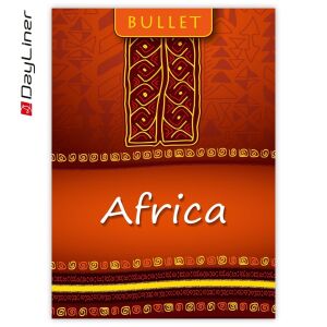 Dayliner Colors A5 Bullet Napló - Afrika Mintával - Aláírókönyv