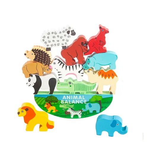 Montessori Fa egyensúlyozó állatos ügyességi játék 140377561