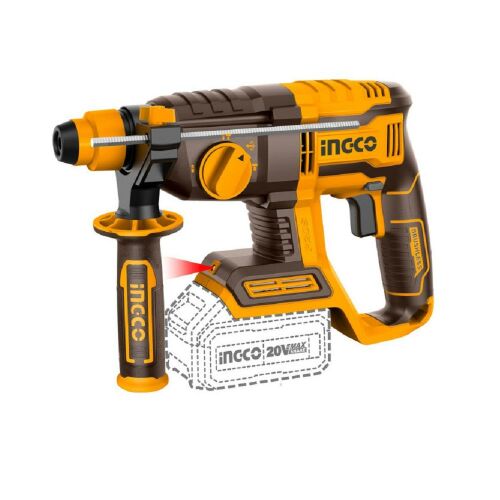 INGCO 20V 2J akkus kombikalapács SDS-Plus brushless motor SOLO 140377610
