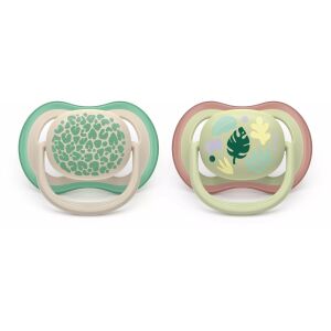 Philips AVENT SCF087/17 Játszócumi Ultra air mintás neutral 6-18hó  2db