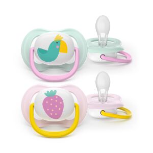 Philips AVENT SCF087/24 Játszócumi Ultra air mintás 0-6hó lányos 2db