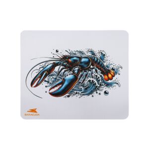 BARACUDA LOBSTER fehér gamer szövet egérpad 300x250mm (BGMP-61) 140380228 - Barracuda