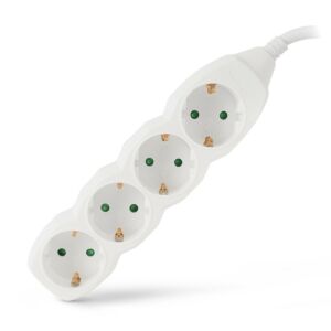 Entac S1 Elosztó 4 Foglalat 1,5m 3G1.5 (ESE1.5G4-1.5) 140380523 - Elosztó