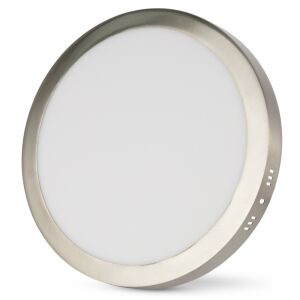 Avide LED Falra Szerelhető Kerek Mennyezeti Lámpa ALU Szatén Nikkel 24W NW 4000K (ACSMNW-R-24W-ALU-SN) 140380975 - LED panel