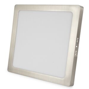 Avide LED Falra Szerelhető Négyzetes Mennyezeti Lámpa ALU Szatén Nikkel 24W NW 4000K (ACSMNW-S-24W-ALU-SN) 140380976 - LED panel