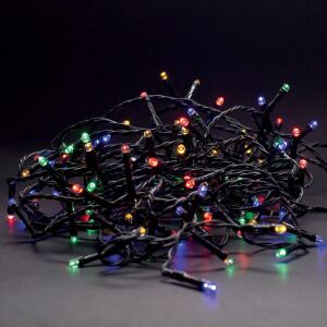 Entac 240 LED multicolor karácsonyi fényfüzér, 24m IP44, közelkép - Entac