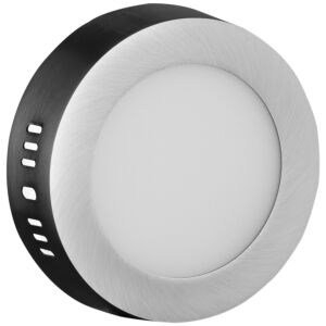 Avide LED Falra Szerelhető Kerek Mennyezeti Lámpa ALU Szatén Nikkel 6W NW 4000K (ACSMNW-R-6W-ALU-SN) 140382326 - LED panel
