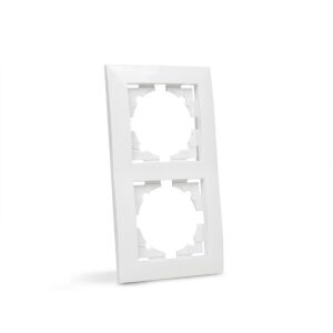 Entac Arnold vízszintes fali keret 2 Fehér (ERWSF2-ARN-W) 140382536 - Villanykapcsoló keret