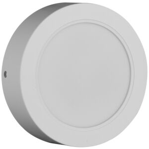 Avide LED Falra Szerelhető Kerek Mennyezeti Lámpa Műanyag 12W CW 6400K (ACSMCW-R-12W-PC) 140382614 - LED panel