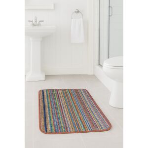 Fürdőszoba szőnyeg Multi csíkos 40x60cm 140384484 - Fürdőszoba bútor