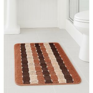 Fürdőszoba szőnyeg csíkos Terra 40x60cm 140384824 - Fürdőszoba bútor