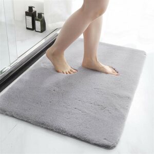 Nyuszi vajpuha Fürdőszoba szőnyeg Szürke 40x60cm 140385057 - Fürdőszoba bútor