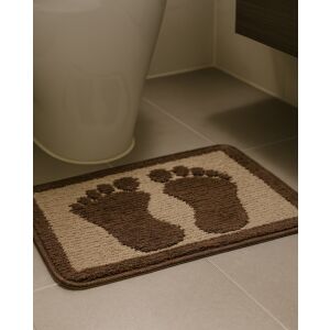 Fürdőszoba szőnyeg Talpas Barna 40x60cm 140385303 - Fürdőszoba bútor