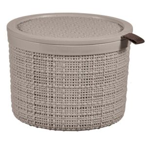 Curver Jute kerek tárolódoboz 2L taupe 140386927 - Tárolódoboz & kosár