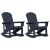 Adirondack hintás székek 2 pcs Tengerészkék HDPE 140392510