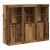 Széf 3 pcs Régi fa 123 x 37 x 100 cm Faanyag 140395992