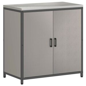 Konyhai tárolószekrény polcokkal ajtóval Rozsdás Viharvert acél