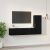 TV szekrény garnitúra 3 pcs Musta tammi 160 x 30 x 30 cm 140399389