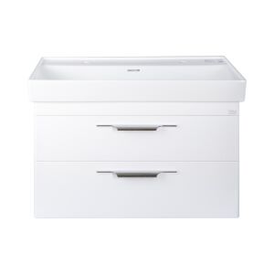 TMP LUX 100D fali fürdőszobabútor - CeraStyle SHARP 37600 DUPLA csaplyukas mosdóval - 100 x 48 cm