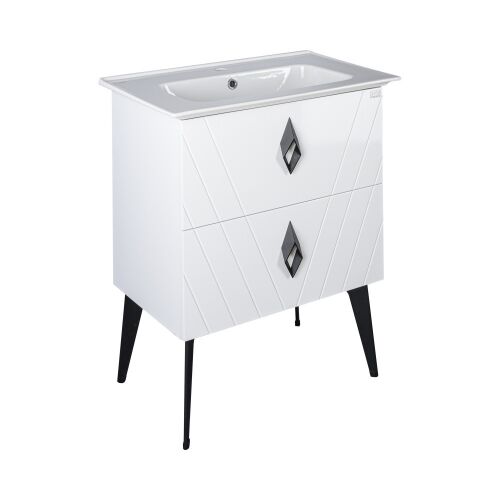 TMP KEOPS álló fürdőszobabútor - CeraStyle BLUE 70 - 42200 mosdóval - 70 x 47 cm